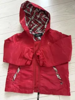 COMME CA ISM 赤いフード付きジャケット 110cm