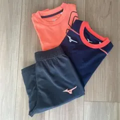 MIZUNO トレーニングウェア 3点セット　オレンジ