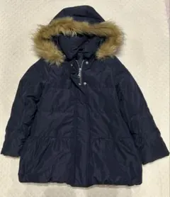 GU ダウンコート ネイビー 120cm