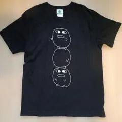 キャラクターイラスト Tシャツ 黒