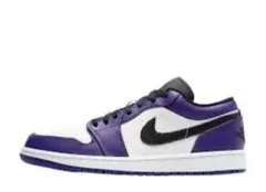 NIKE AIR JORDAN 1 LOW COURT PURPLE 27cmのサムネイル