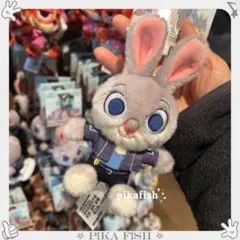 【最新☆正規品】ジュディ　ズートピア2 ぬいぐるみキーチェーン　上海ディズニー