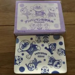 【新品未使用】アンパンマン 和柄陶器プレート