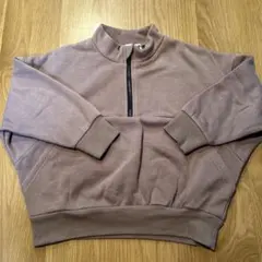 ブランシェス　裏起毛　長袖トップス　茶色　120