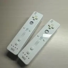 ★wiiリモコン ホワイト2本 除菌清掃済みセット★