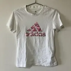 adidas ホワイト Tシャツ JSサイズ