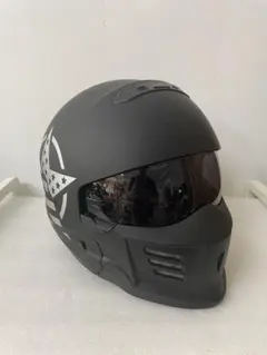 インディアン ジェットヘルメット ブラック　サイズ　FREE 箱付き　中古美品 インディアン ジェットヘルメット ブラック サイズ FREE 箱付き