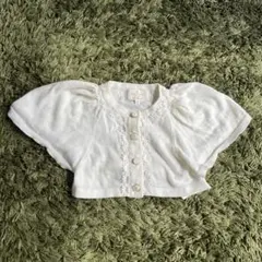 【美品】kate spade ホワイト カーディガン 80