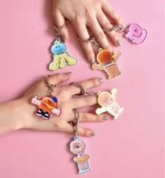 I'M donut？　フレンチクルーラーマニア　アクリルキーホルダー 1点