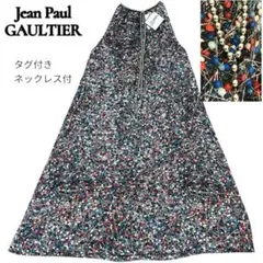 【新品タグ付】ジャンポールゴルチエ　ワンピース　まち針　チェーンネックレス付きのサムネイル