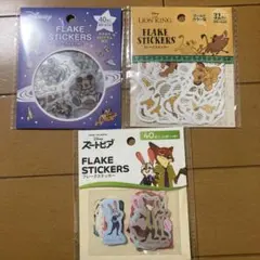 ディズニー フレークシールセット 3種　①