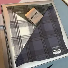 renoma PARIS 3枚ハンカチセット チェック柄箱なしのサムネイル