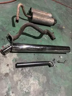 メッシュ社外マフラーバモス ホビオ アクティ 3AT 5MT用 元払い