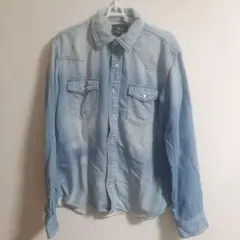 R.H. VINTAGE ライトブルーデニムシャツ