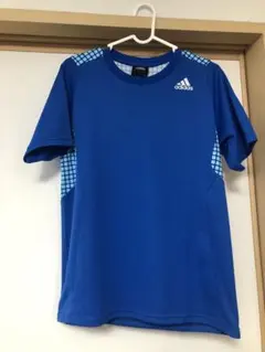 アディダス　ユニフォーム　ウェア　インナー　スポーツ　サッカー　シャツ　青