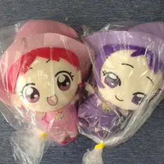 【セット】おジャ魔女どれみ　おすわりぬいぐるみ　春風どれみ　瀬川おんぷ