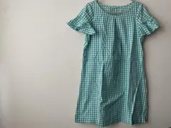 dot & stripes ギンガムチェック 半袖ワンピースのサムネイル