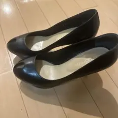 Sergio Rossi ヒール9.5cm 34 黒パンプス