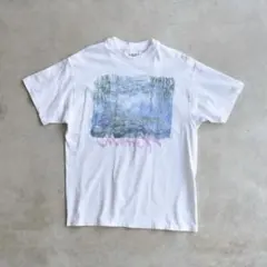 90s クロードモネ 睡蓮 アートTシャツ L USA製 ヘインズ ヴィンテージ 90s クロードモネ 睡蓮 アートTシャツ L USA製 ヘインズ ヴィンテージ