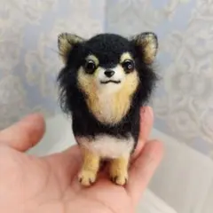 ⭐️羊毛フェルト犬・伏せポーズチワワちゃん⭐️ - メルカリ