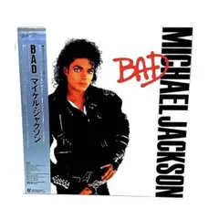 マイケル・ジャクソン BAD Michael Jackson　帯付美品 マイケル・ジャクソン – Bad / 帯付き/ オリジナル/ 1987年発売 - メルカリ