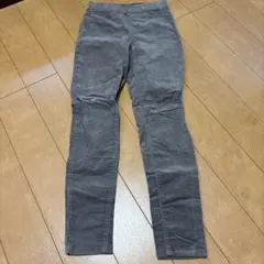 H&M キッズ コーデュロイ ロングパンツグレー 140