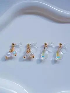 チェコビーズ イヤリング