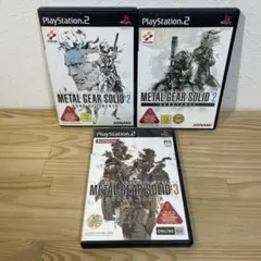 【PS2】METAL GEAR SOLID 3 & 2 サブスタンス 3作セット