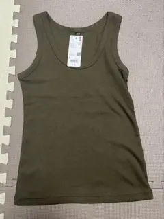 リブ タンクトップ