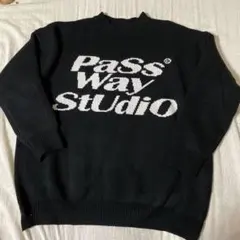 黒 ニット セーター