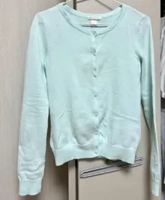 H&M ミントグリーン カーディガン XS