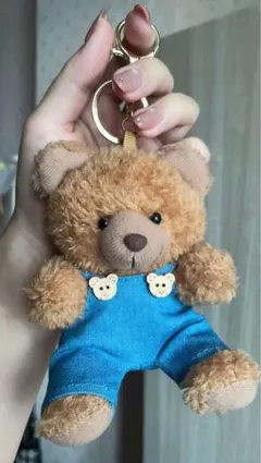 クマのぬいぐるみキーホルダー