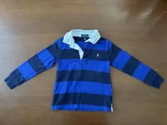 Polo Ralph Lauren 長袖ラガーシャツ青/黒　サイズ110