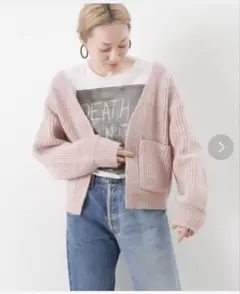 ルカ　LUCA/LADY LUCA LUCA　カーディガン　ニット ピンク