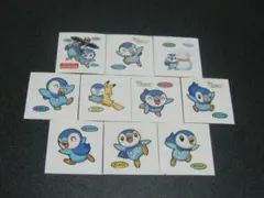 ポッチャマ　１０枚セット　ポケモン　デコキャラシール　第一パン