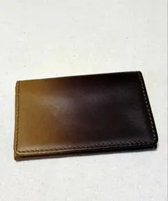 未使用 美品MOTHERHOUSE マザーハウス レザー カードケース 名刺入れ
