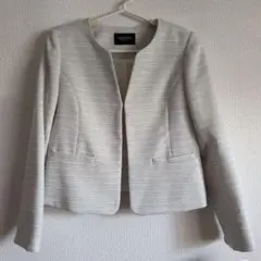 ARTICLE ノーカラージャケット アイボリー新品未使用