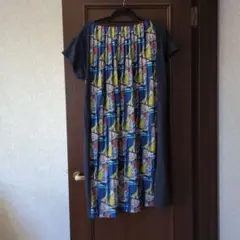 grumph セーリングボートプリント 半袖ワンピース