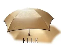 ELLE シャンパンゴールド 折り畳み傘 雨傘のサムネイル