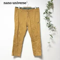 nano universe ナノユニバース チノパン マスタード 迷彩 メンズ