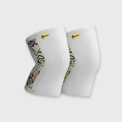 膝サポーター 5mm厚 スクワット 白 Lサイズ