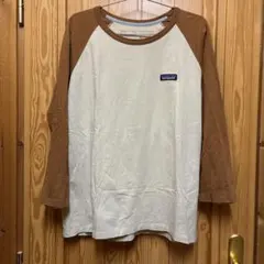 パタゴニア ロンT 長袖 スウ ェット トレーナー L ベージュ ブラウン