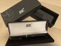 MONT BLANC 万年筆 黒色 14K 585 MONTBLANC (モンブラン) 万年筆 ブラック×ゴールド マイスター