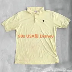 90年代 USA製 old Disney Wear ポロシャツXLディズニー古着のサムネイル