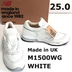 UK製M1500WG新品27.0cm白オールレザーモデル天然皮革ホワイト UK製M1500WG新品27.0cm白オールレザーモデル天然皮革ホワイト