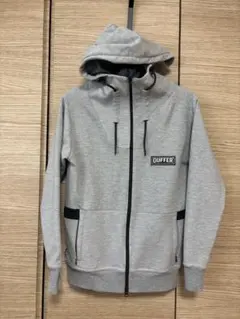 DUFFER グレー フード付きパーカー S