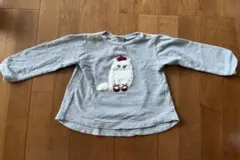 petit main プティマイン猫ちゃんトレーナー　100