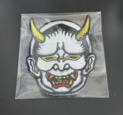 O-MENZ 刺繍バッジ 般若