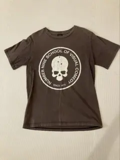 ナンバーナイン　スカルプリントTシャツ　サイズ　3　黒　ドクロ ナンバーナイン スカルプリントTシャツ 3 黒 ドクロ スカル school