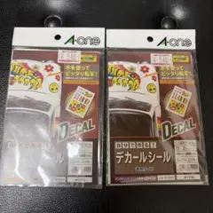 A-one A4ラベルシート　未使用14枚　デカール3枚セット